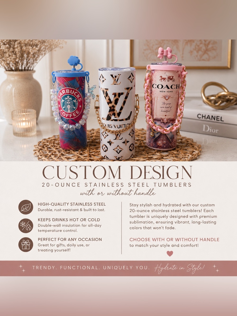 Custom 20oz Tumbler - Picture 2 of 4